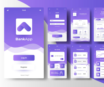 Bank App Interface Example